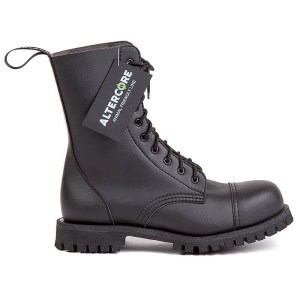 Boots Noires Vegan Micro Fibre