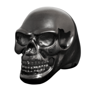 Bague Crâne Noir