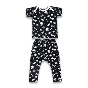 Pyjama Enfant Noir Skulls