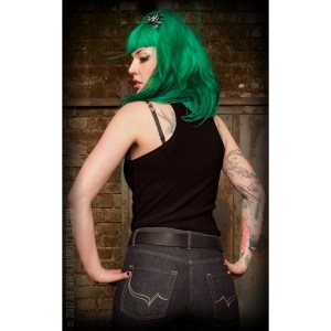 Débardeur noir Femme Fatale rumble59, rockabilly, psychobilly, rockwear