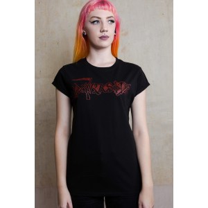 T-shirt Girly Death Logo Détourné Darkside