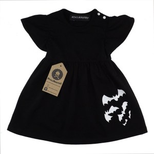 Robe Enfants Bats Noire