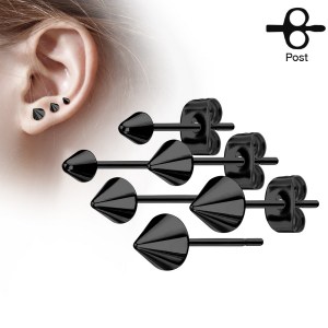 clous pour oreilles cônes