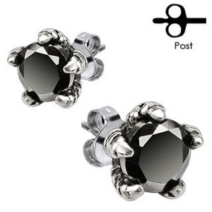 clous pour oreilles griffes de dragon