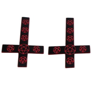 barrettes croix inversée