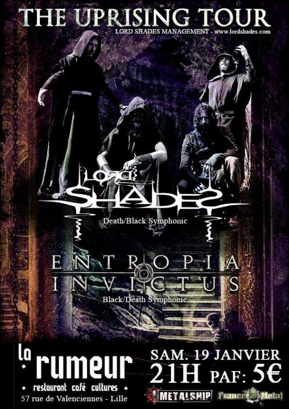 Lord Shades + Entropia Invictus à Lille 59