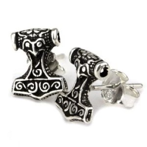 Clous pour Oreilles Marteau de Thor en Argent 925