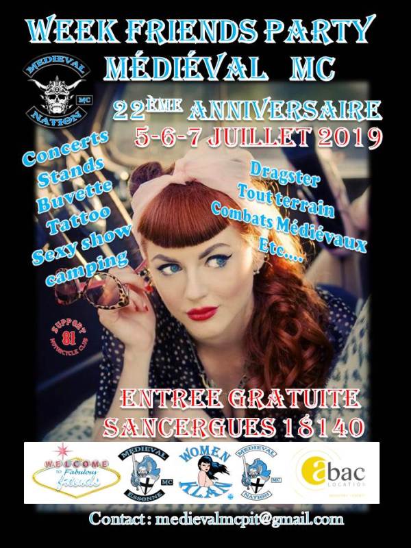 WEEK FRIENDS PARTY MEDIEVAL MC