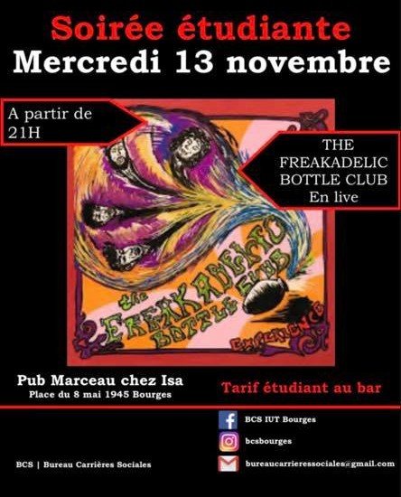 Concert THE FREAKADELIC BOTTLE CLUB
