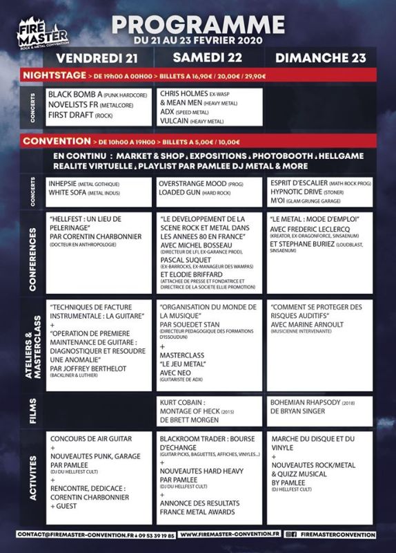 Programme FireMaster Convention 2020