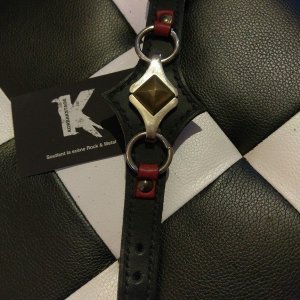 Bracelet Gothic Cuir Noir