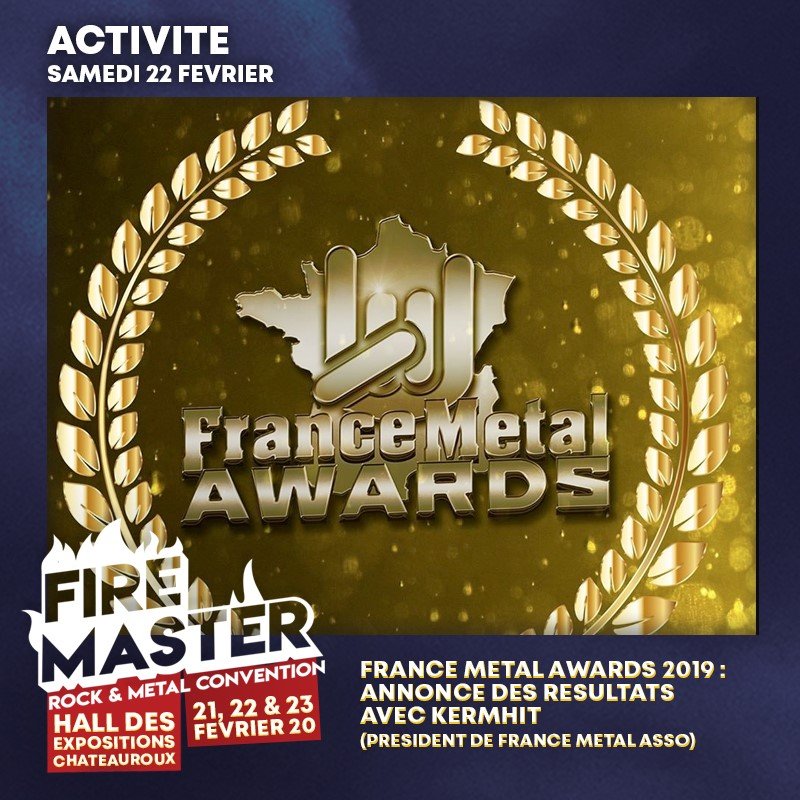 ACTIVITE : FRANCE METAL AWARDS