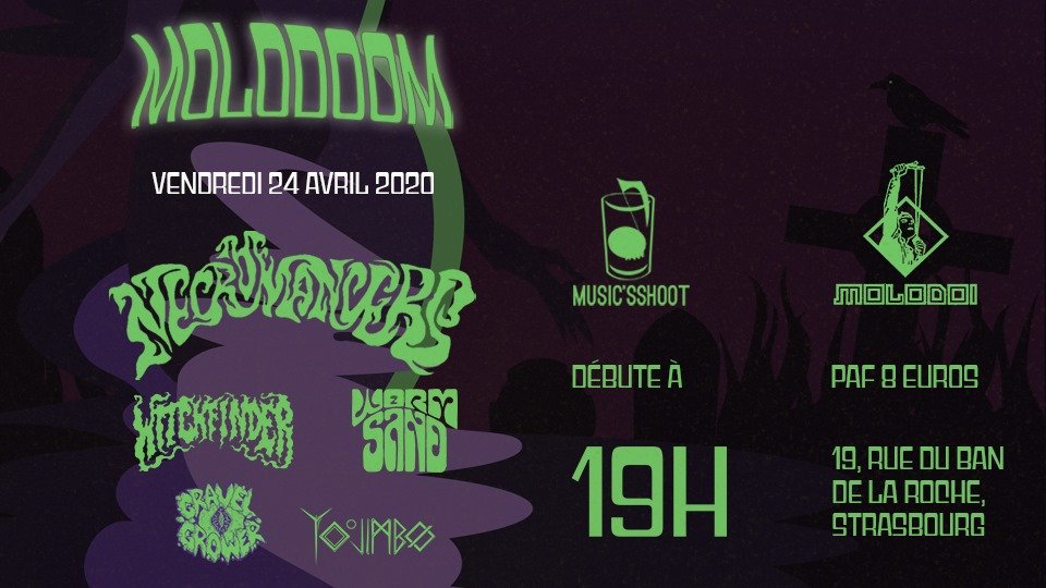 Molodoom avec Witchfinder - The Necromancers