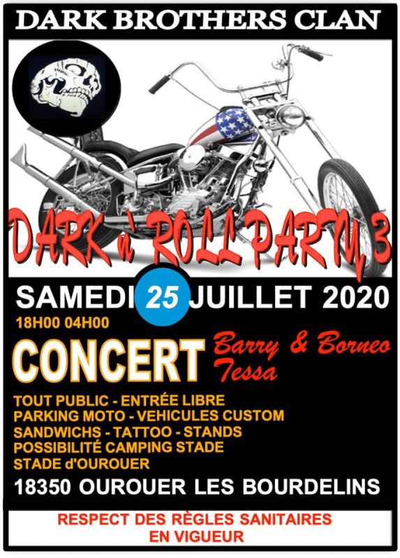 DARK N ROLL PARTY 3 - 25 juillet 2020