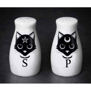 Salière et Poivrière Chat Noir