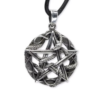 Pendentif Serpent Pentacle
