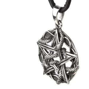 Pendentif Serpent Pentacle