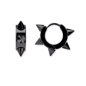 Anneaux Pointes Noirs pour Oreilles