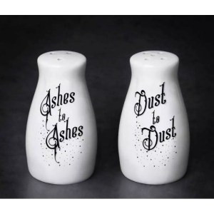 salière poivrière ashes dust