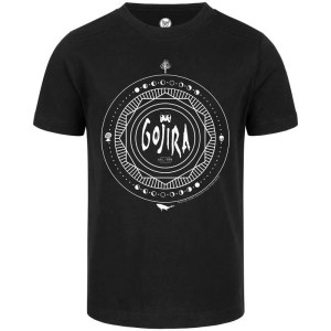 t-shirt gojira moon phases enfant