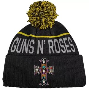 Bonnet Guns N Roses à pompom