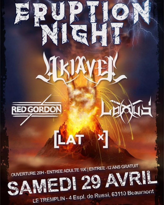 Eruption Night Akiavel – Red Gordon