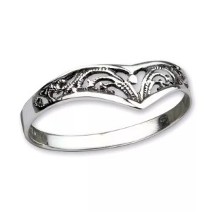 Bague Dentelles Elfique en argent