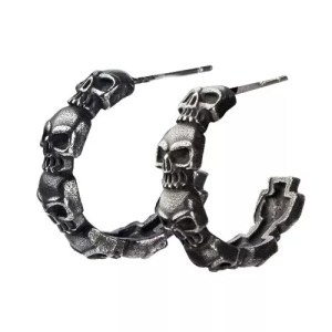 Clous pour Oreilles Crânes en acier inoxydable