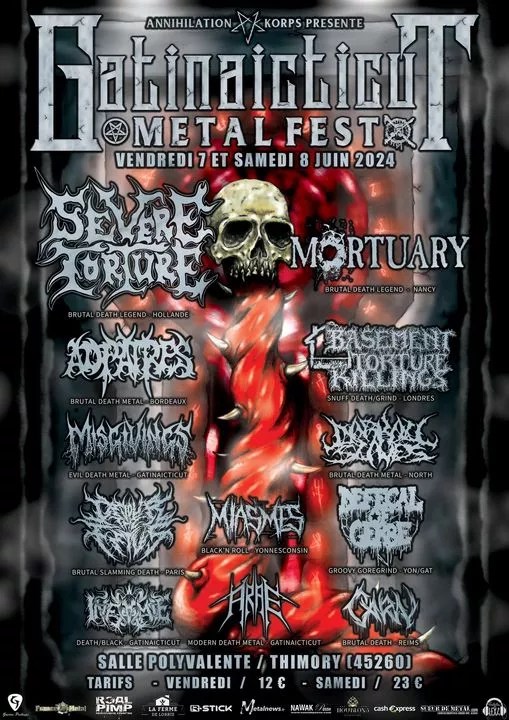 GATINAICTICUT 2024 Extrem Metal Fest