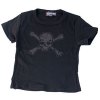 T-shirt Distressed Skull Enfant