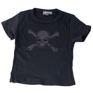 T-shirt Distressed Skull Enfant