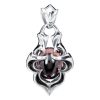 Pendentif en Argent avec Grenat Haute Qualité