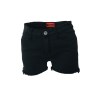 Short Denim Noir Taille Basse