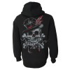 sweat capuche voodoo skull