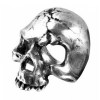 Bague Crâne Macabre en Etain