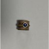 Bague Cuir beige et Pierre