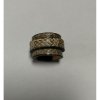 Bague Cuir Serpent beige