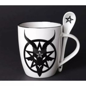 Mug à cuillère baphomet