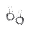 Boucles pour Oreilles Dragon Serpent en Etain