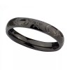 Bague noire lunes et etoiles