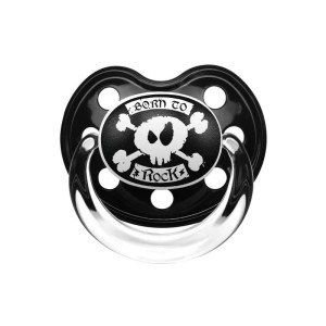 Tétine Born to Rock Noire