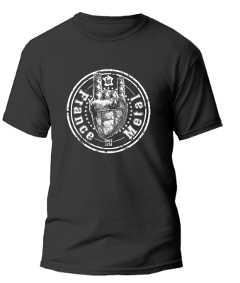 T Shirt Logo Les 10 ans France Metal