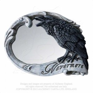 Miroir de Poche Nevermore en Résine