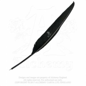Stylo Noir Plume de Corbeau