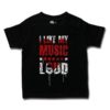 t-shirt enfant i like my music loud