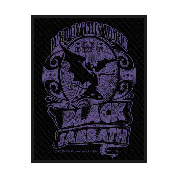 Patch Black Sabbath Lord of this World Licence Officielle