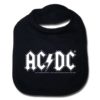 Bavoir Logo AC/DC Noir sous licence