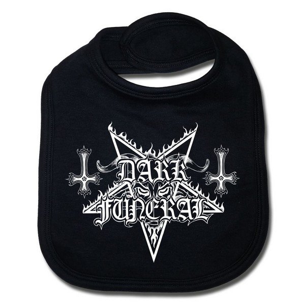 Bavoir Dark Funeral Logo sous licence