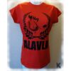 T-shirt Alavla Girly Rouge