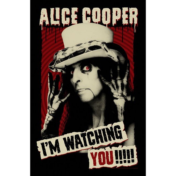 Drapeau Alice Cooper I'm Watching You